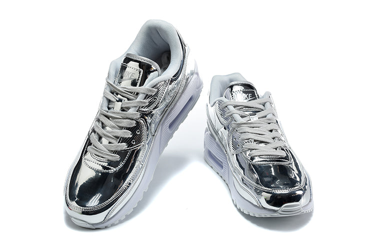 Nike Air Max 90 QS Silver Metallic Sneakers