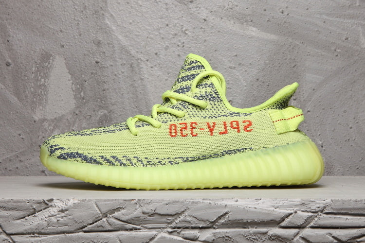 Yeezy 350 V2 Sneakers Lime Green Knit