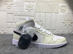Jordan Air 1 Mid Sneakers Cream White Black