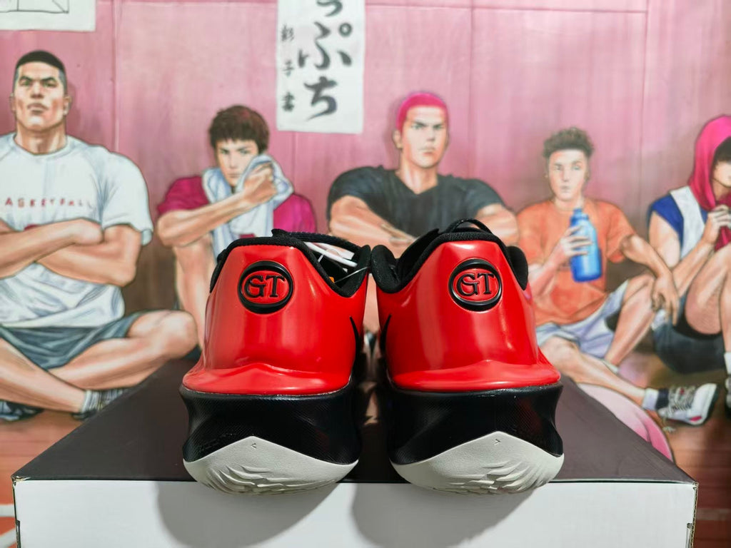 Nike GT Basketball Sneakers Red Black
