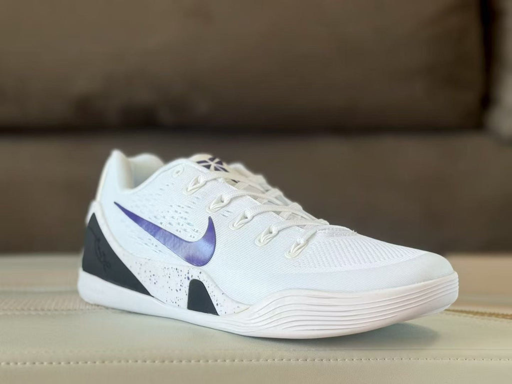 Nike Kobe 9 Basketball Sneakers White Purple