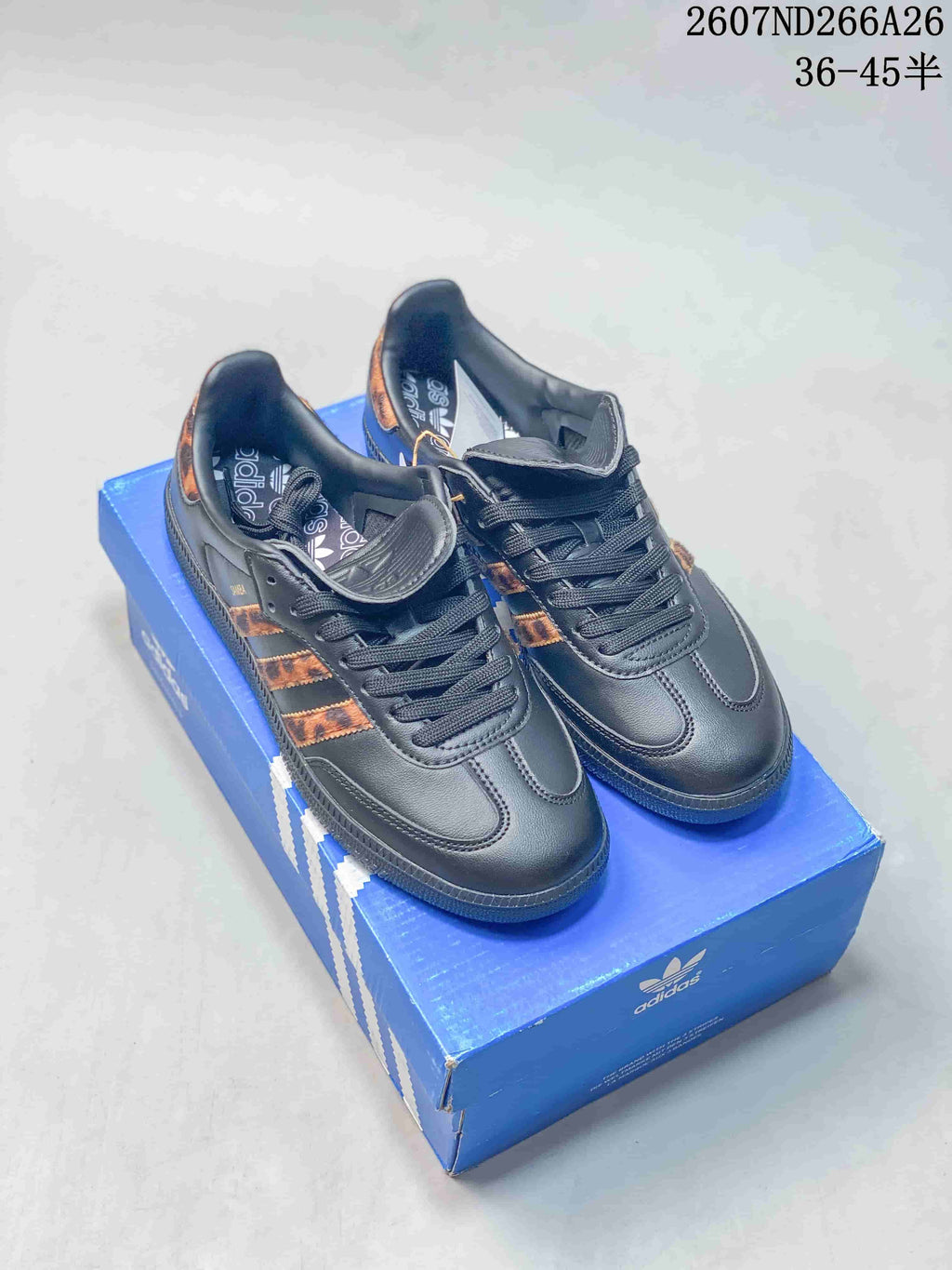 adidas Originals Samba OG Sneakers Black and Brown 2607ND266A26
