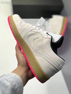 Jordan 1 Low Sneakers Gray Pink Gum Sole