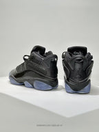 Jordan 6 Black High-Top Sneakers with Translucent Outsole