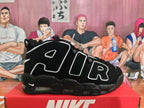 Nike Air More Uptempo Black White Basketball Sneakers