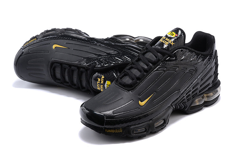 Nike Air Max Plus III Black and Gold Sneakers
