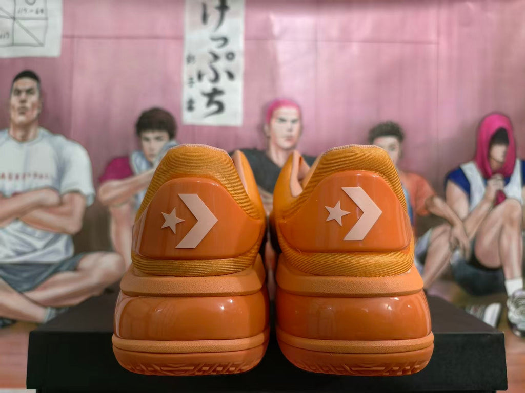 Tangerine Orange Slip-On Sneakers