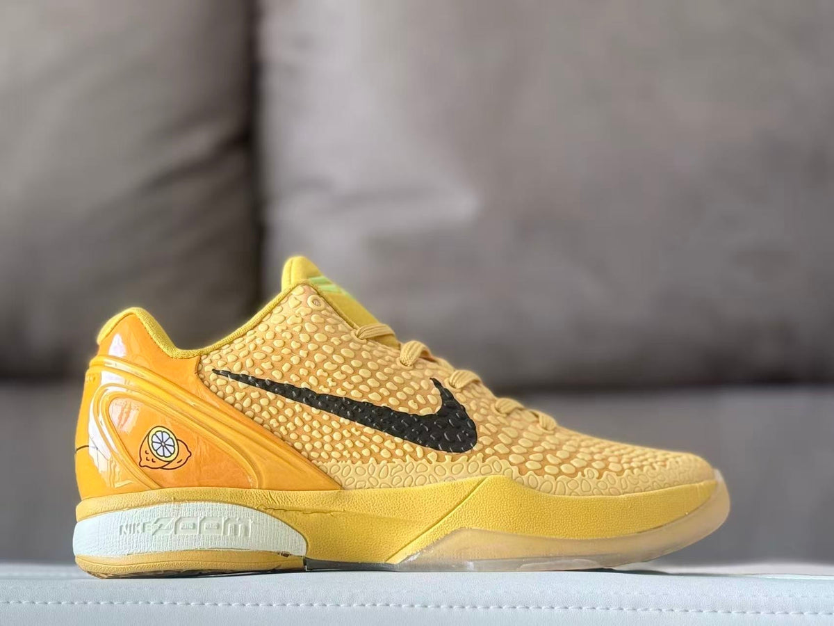 Nike Kobe 6 Basketball Shoes in Lime Green and Yellow