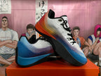 Nike Basketball Shoes in White, Blue and Orange