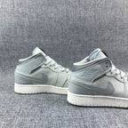 Jordan Air Jordan 1 Mid GS Light Bone Grey Fog Sneakers