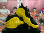 Nike Wudang Foamposite Basketball Sneakers Yellow Black