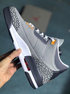 Jordan Air Jordan 3 Grey Cement Sneakers