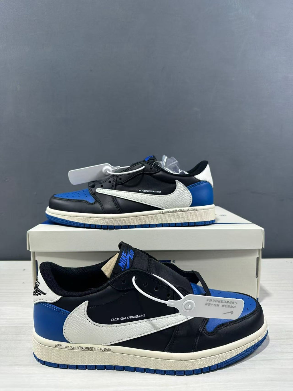 Jordan Air Jordan 1 Low OG SP Black Blue White Sneakers