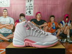 Jordan Jumpman 12 High-Top Sneakers White Pink