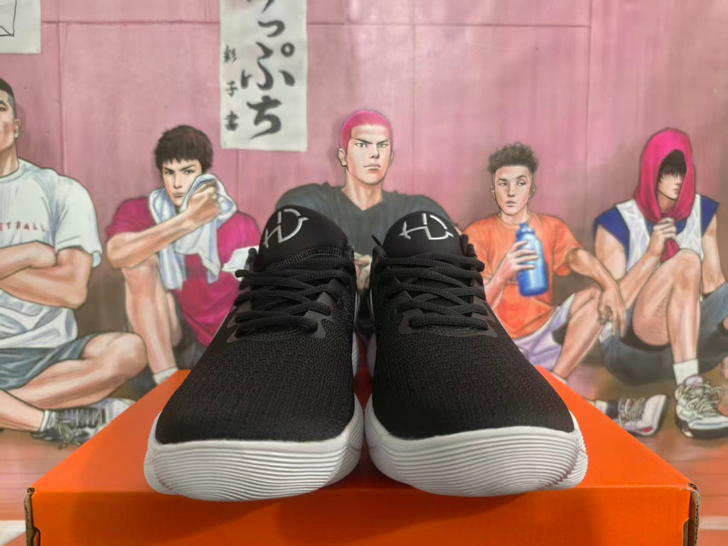 Nike Black and Silver Basketball Sneakers
