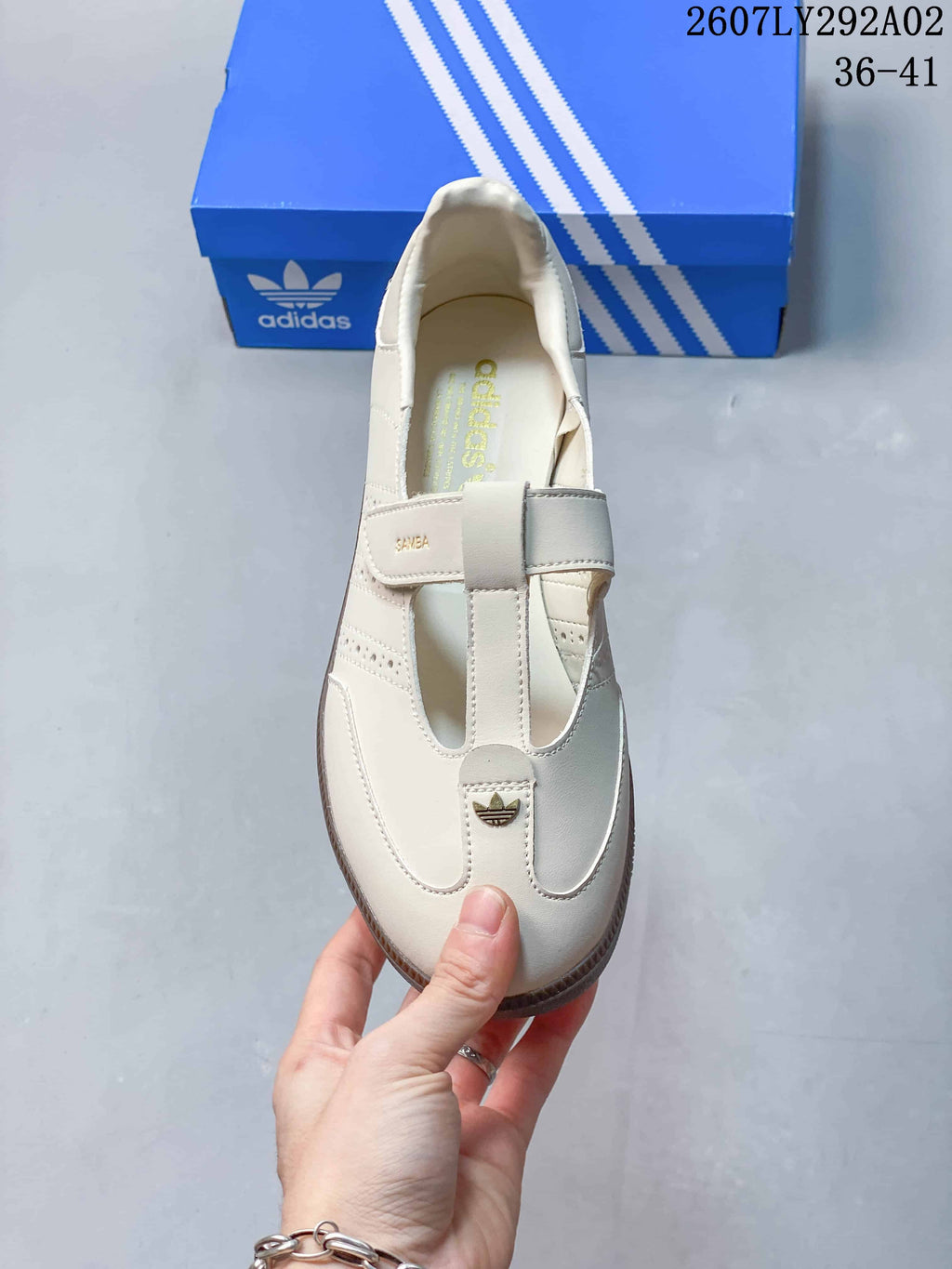 adidas Originals Samba Jane Women’s Mary Jane Sneakers Cream