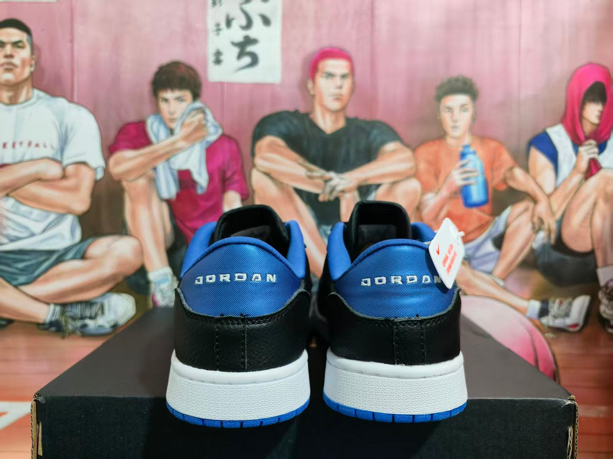 Jordan Low-Top Sneakers Black and Blue