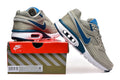 Nike Air Max Gray and Blue Sneakers