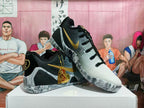 Nike GiGi Basketball Sneakers Black White Gold