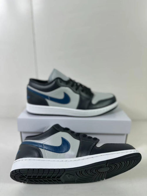 Jordan Air 1 Low Sneakers Black Grey Blue DC0774-040
