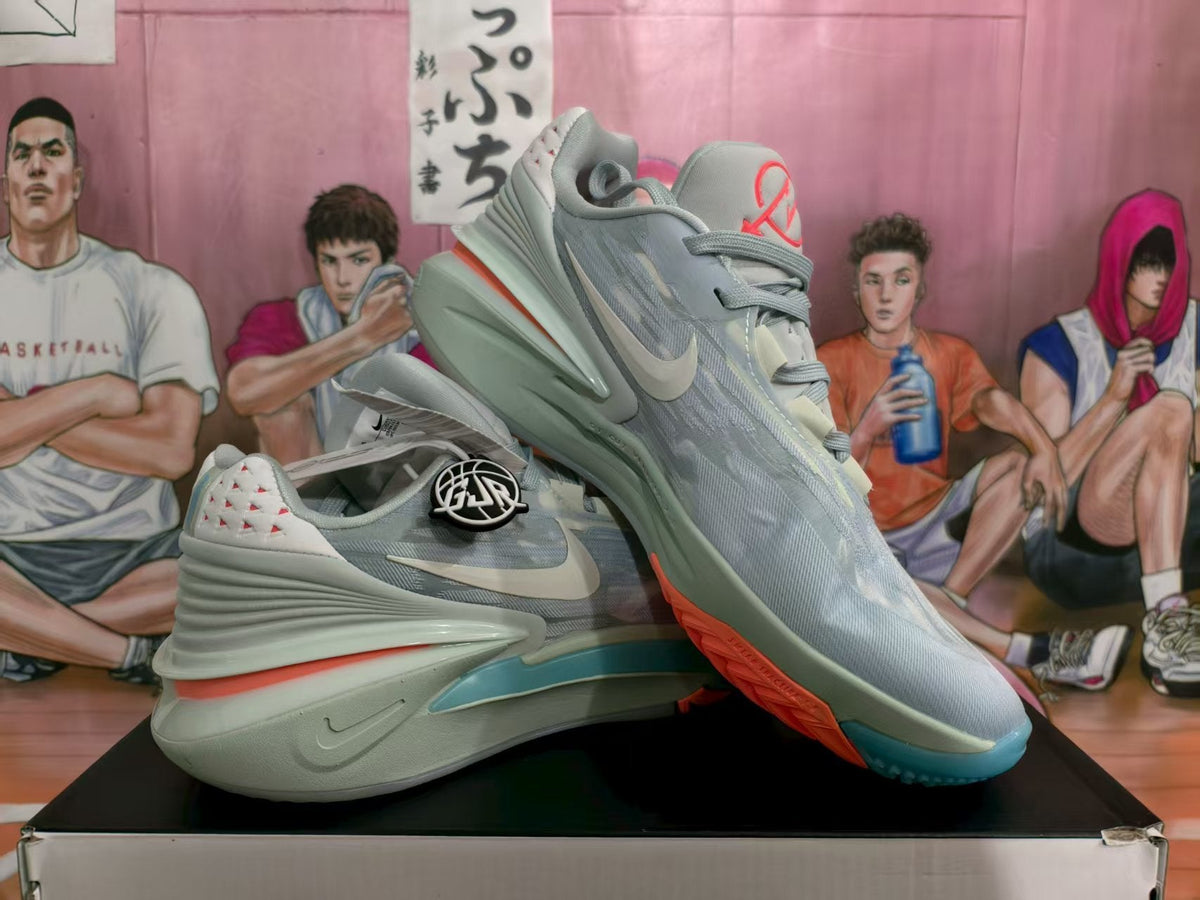 Nike Grey and Red Basketball Sneakers EU 39–46