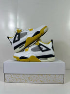 Jordan Air Jordan 4 Vivid Sulfur Sneakers White Yellow Black