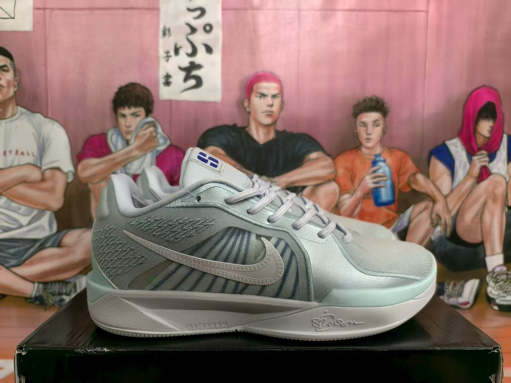 Nike Basketball Sneakers White Gray Blue