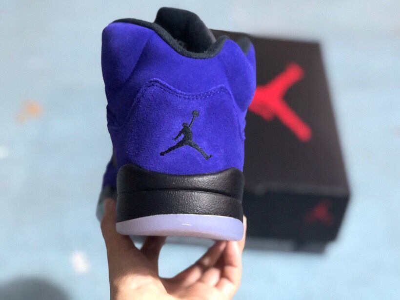 Jordan Air Jordan 5 Retro Purple Black Sneakers