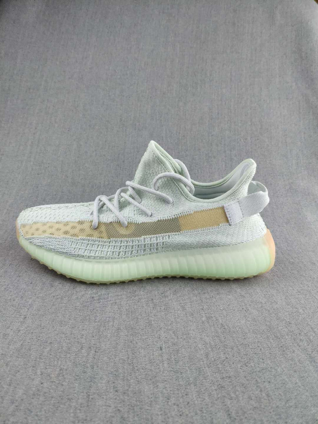 Yeezy 350 V2 Sneakers Light Green and Beige