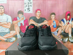 Jordan Black and Red Basketball Sneakers