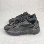 700 V2 Sneakers in Charcoal Black and Gray