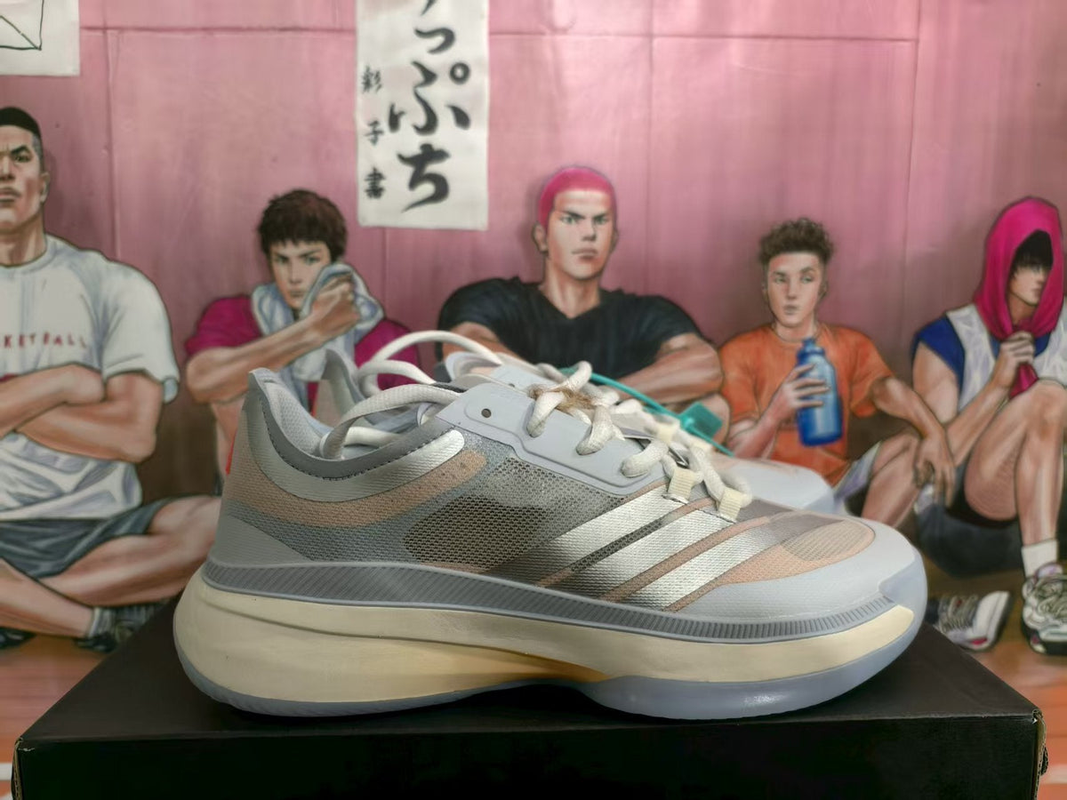 adidas Basketball Shoes in Blue, Silver and Pink