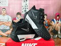 Nike Air Pressure Black and White High-Top Sneakers