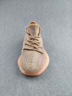 Yeezy 350 V2 Knit Sneakers Tan Mauve Orange