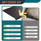 Large Black Cutting Board with Lip High Toughness Kitchen