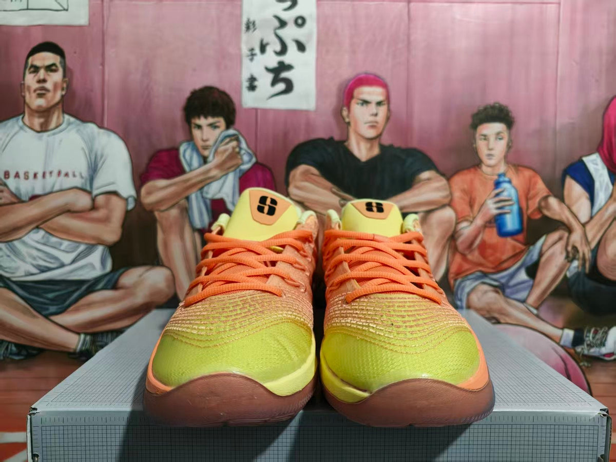 Nike Basketball Shoes in Yellow and Orange