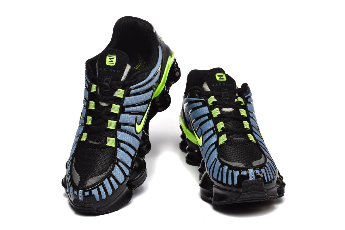 Nike Shox TL Sneakers Black Blue Volt
