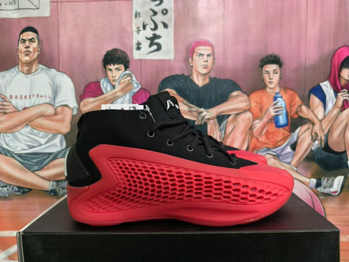 Adidas Basketball Shoes, Black and Red High-Top