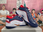 Nike Basketball Sneakers White Blue Red
