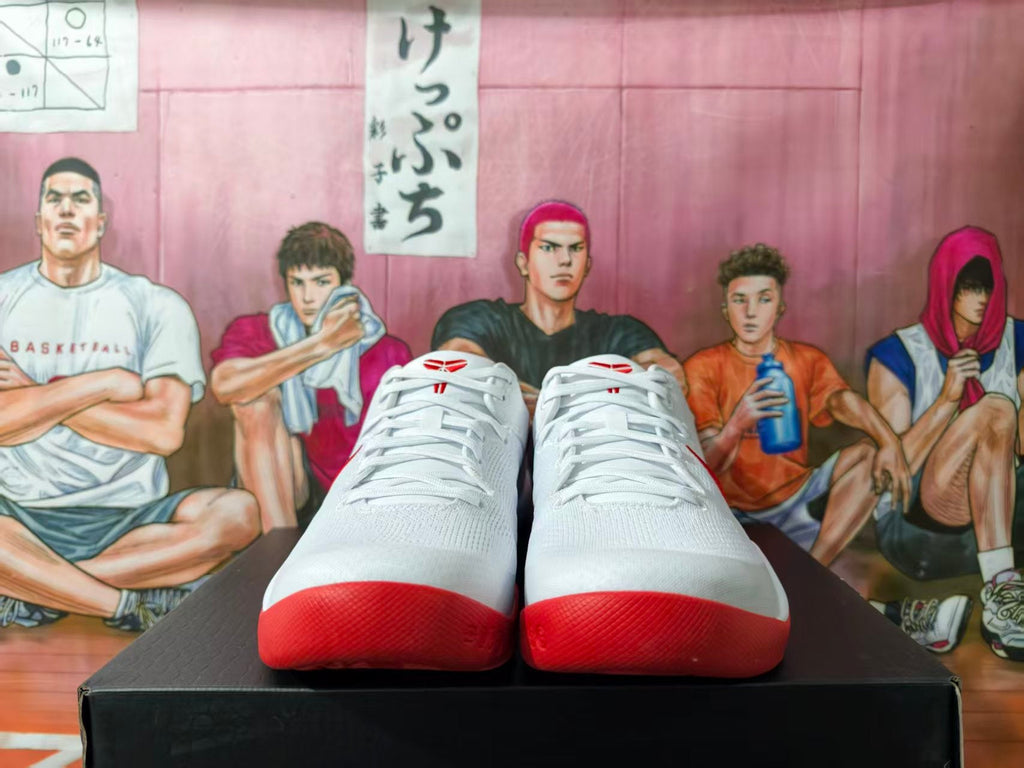 Nike Basketball Shoes White and Red