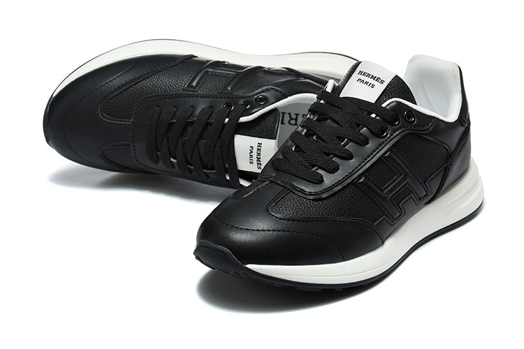Hermès H2627 Black Low-Top Sneakers