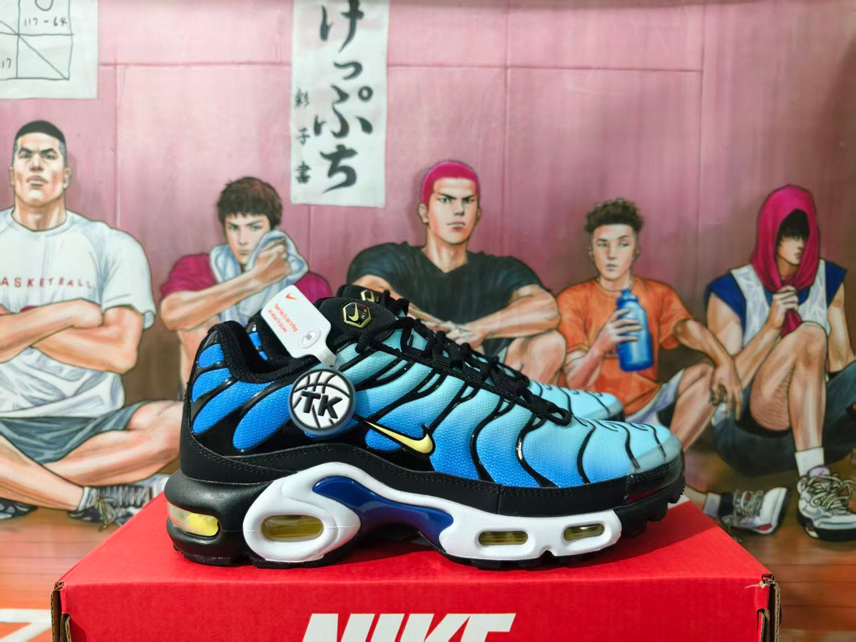 Nike Air Max Plus Black and Blue Sneakers