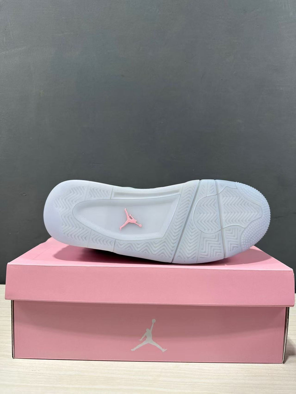 Air Jordan 4 Retro White Pink Green Sneakers IB7068-100