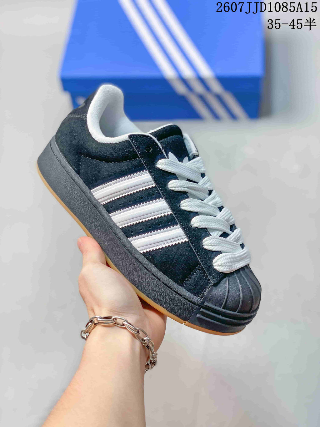 adidas Originals Superstar XLG Shell-Toe Low-Top Sneakers