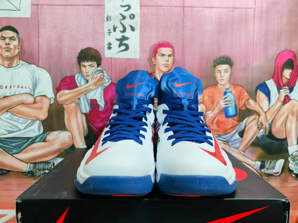 Nike Hyperdunk Basketball Sneakers Dream Team Blue Red
