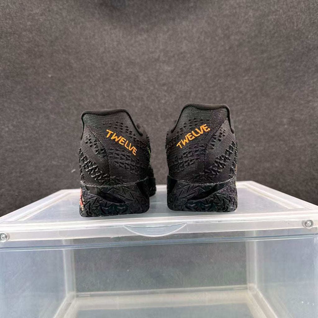 Nike LeBron 12 Black and Red Basketball Shoes