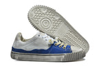 Maison Margiela Replica Low-Top Sneakers in Blue and Grey