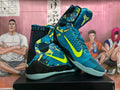 Nike Kobe 9 Elite High Basketball Shoes Blue Volt