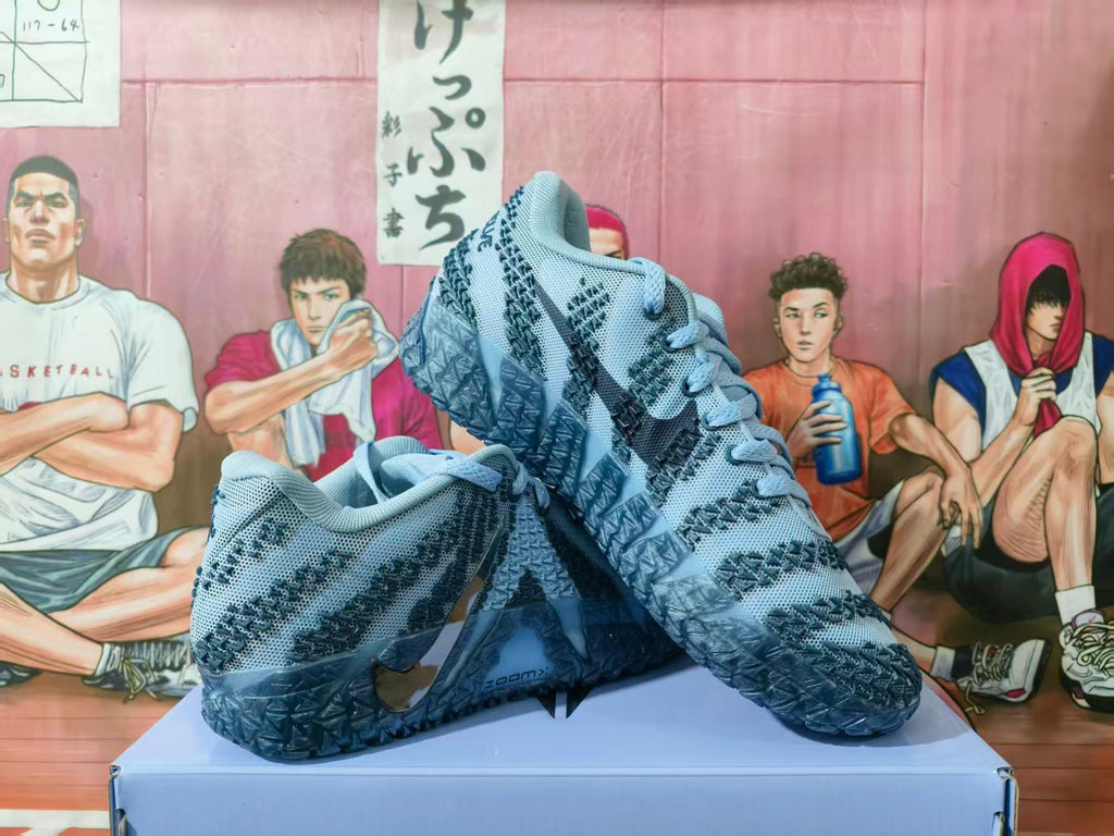 Nike Blue Textured Sneakers