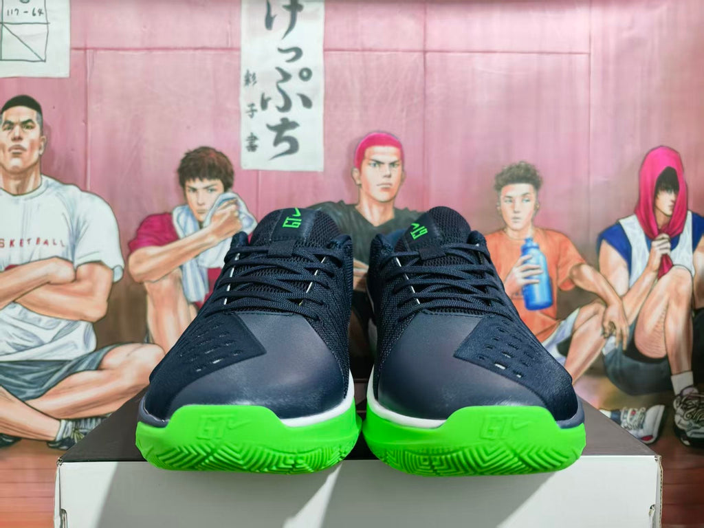 Nike Kyrie Low Basketball Shoes Black and Volt Green